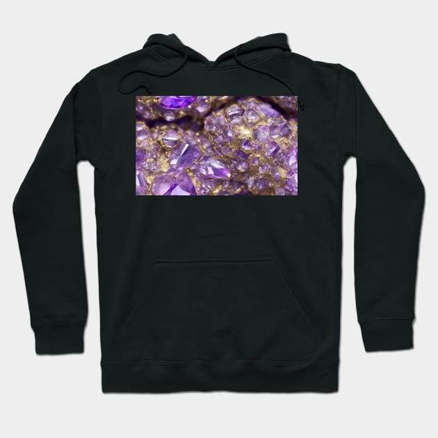 Seamless Amethyst Texture IV Hoodie by newdreamsss